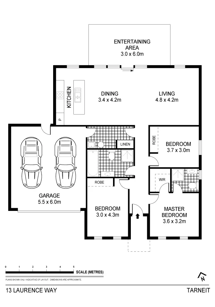 Floorplan of Homely house listing, 13 Laurence Way, Tarneit VIC 3029