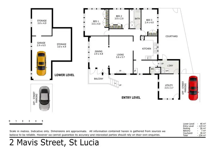 Floorplan of Homely house listing, 2 Mavis Street, St Lucia QLD 4067