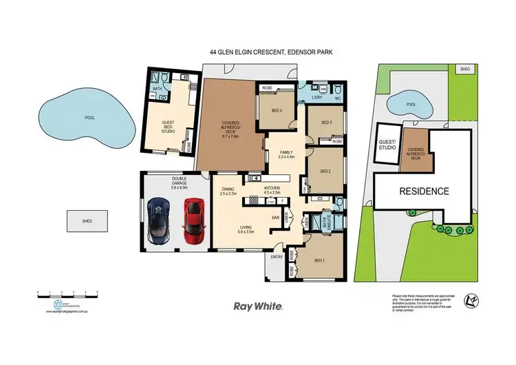Floorplan of Homely house listing, 44 Glen Elgin Crescent, Edensor Park NSW 2176