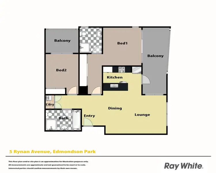 Floorplan of Homely apartment listing, 19/1 Drinkwater Lane, Edmondson Park NSW 2174