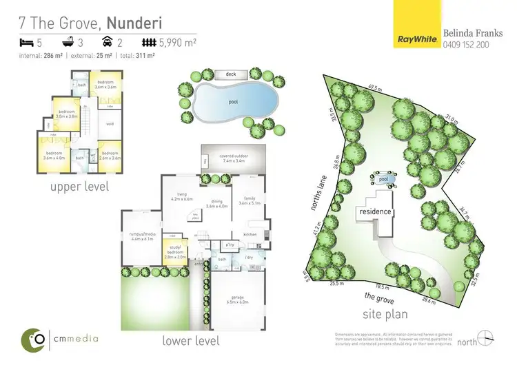 Floorplan of Homely rural property listing, 7 The Grove, Nunderi NSW 2484