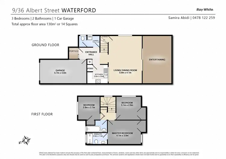 Floorplan of Homely townhouse listing, 9/36 Albert Street, Waterford QLD 4133
