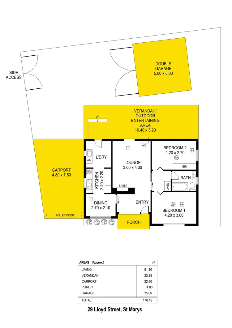 Floorplan of Homely house listing, 29 Lloyd Street, St Marys SA 5042