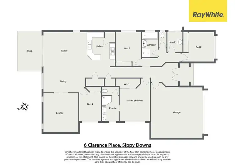 Floorplan of Homely house listing, 6 Clarence Place, Sippy Downs QLD 4556