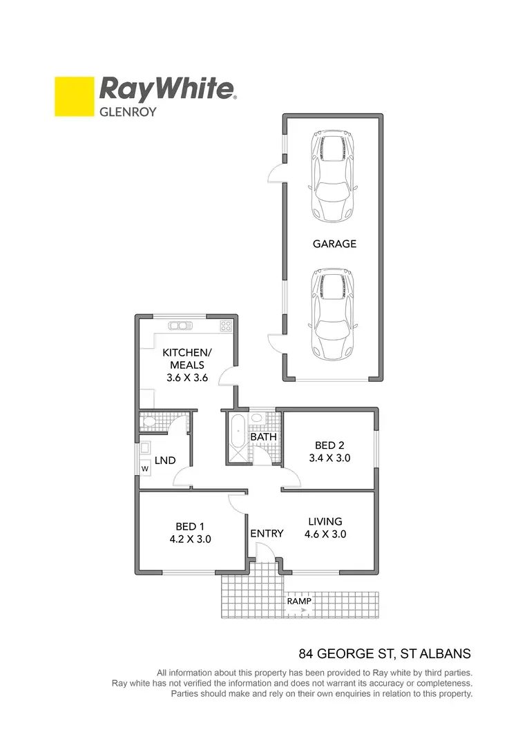 Floorplan of Homely house listing, 84 George Street, St Albans VIC 3021