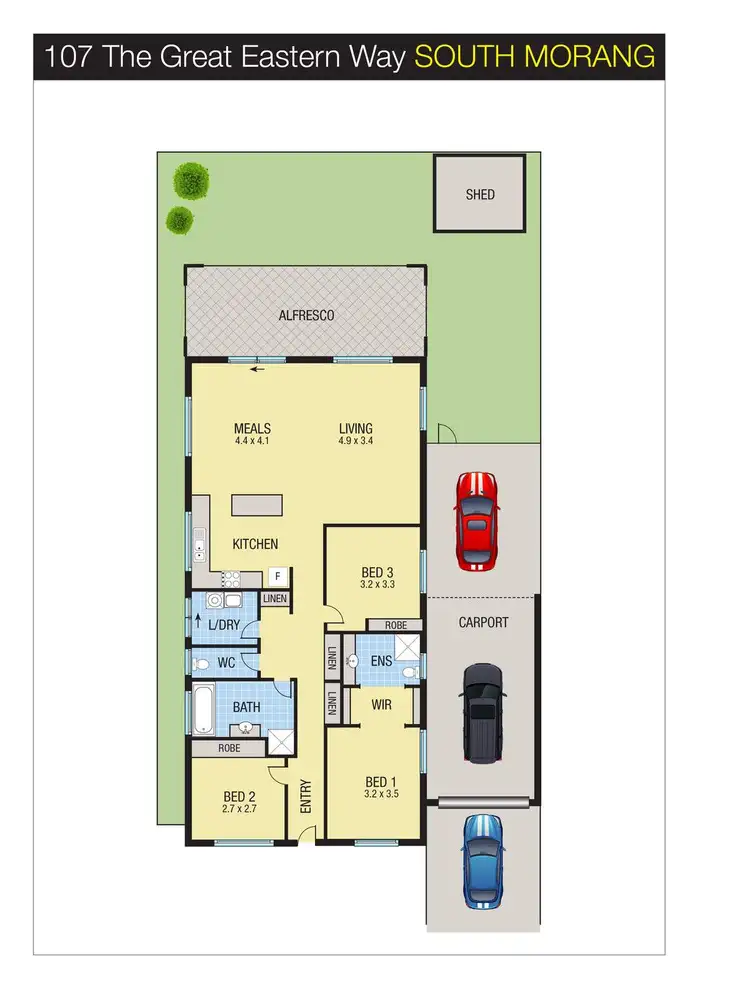 Floorplan of Homely house listing, 107 The Great Eastern Way, South Morang VIC 3752