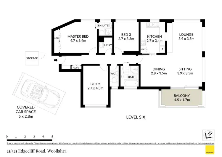 Floorplan of Homely apartment listing, 21/321 Edgecliff Road, Woollahra NSW 2025