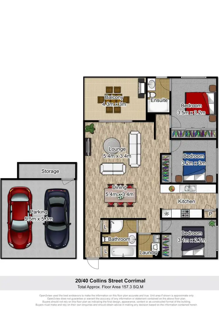 Floorplan of Homely apartment listing, 20/40 Collins Street, Corrimal NSW 2518
