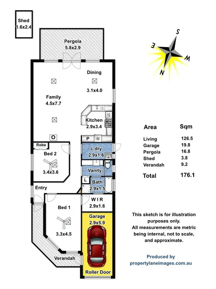Floorplan of Homely house listing, 8 Mintbush Place, Craigmore SA 5114