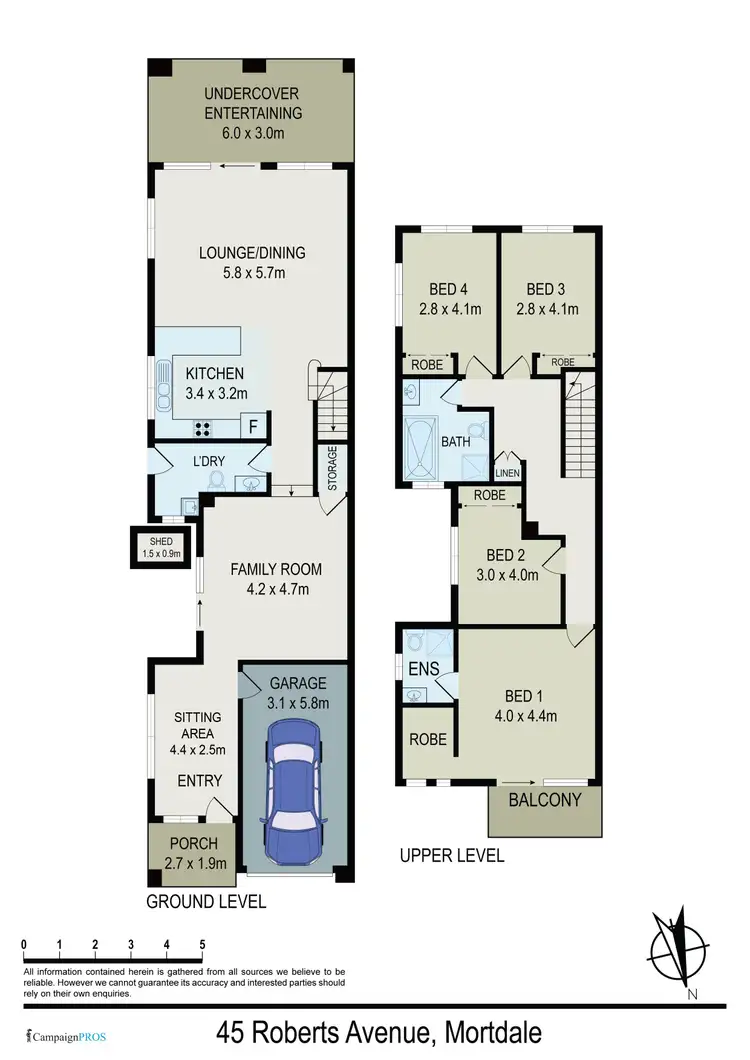 Floorplan of Homely house listing, 45 Roberts Avenue, Mortdale NSW 2223