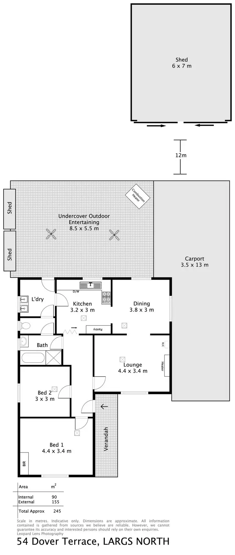 Floorplan of Homely house listing, 54 Dover Terrace, Largs North SA 5016