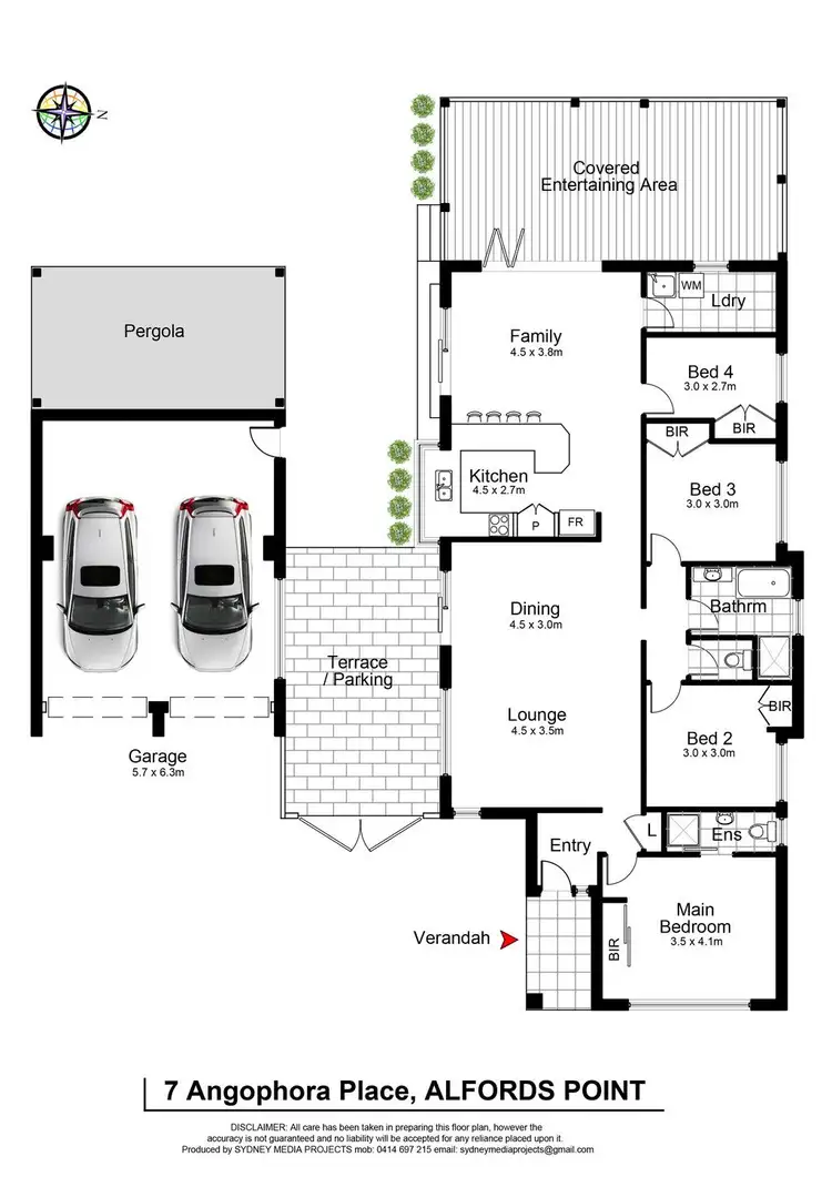 Floorplan of Homely house listing, 7 Angophora Place, Alfords Point NSW 2234