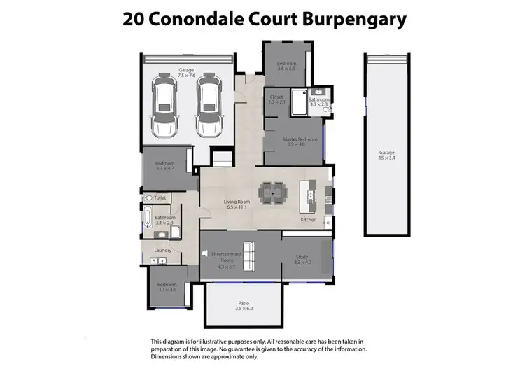 Floorplan of Homely house listing, 20 Conondale Court, Burpengary QLD 4505