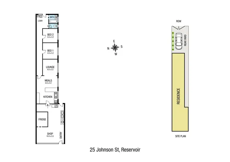 Floorplan of Homely other listing, 25 Johnson Street, Reservoir VIC 3073