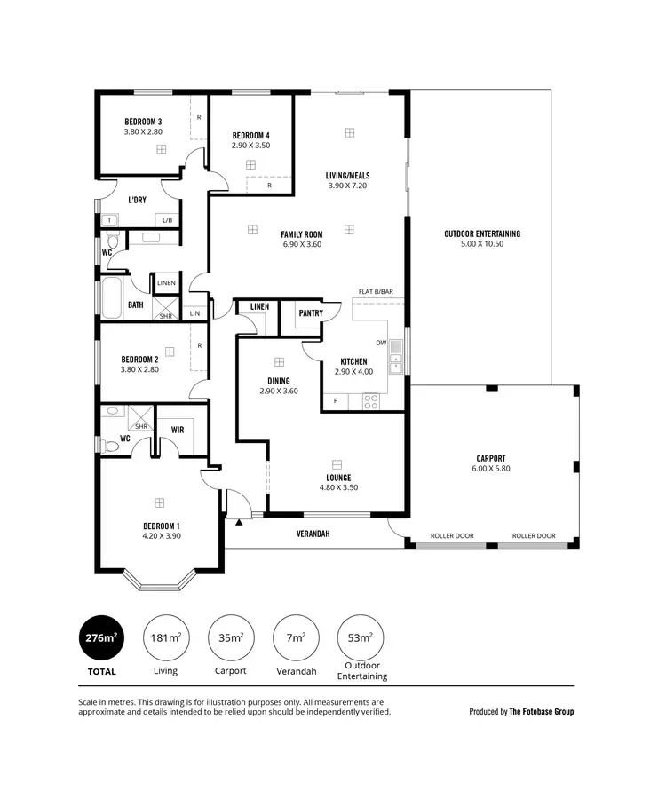 Floorplan of Homely house listing, 3 Davies Court, Wynn Vale SA 5127