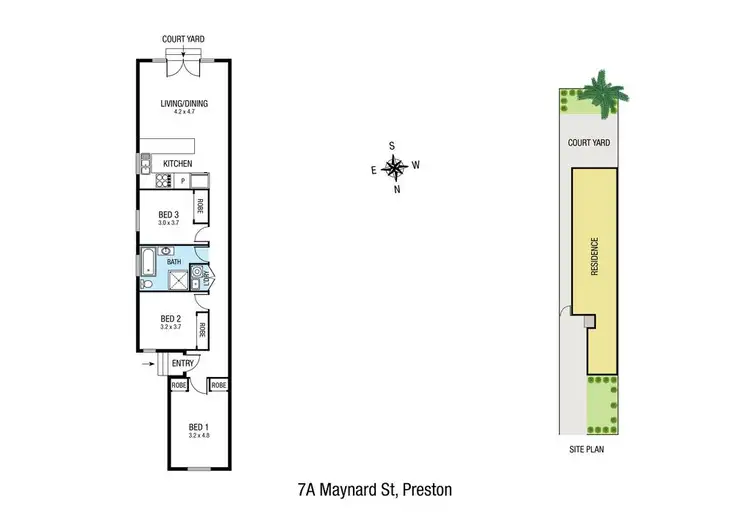 Floorplan of Homely house listing, 7A Maynard Street, Preston VIC 3072