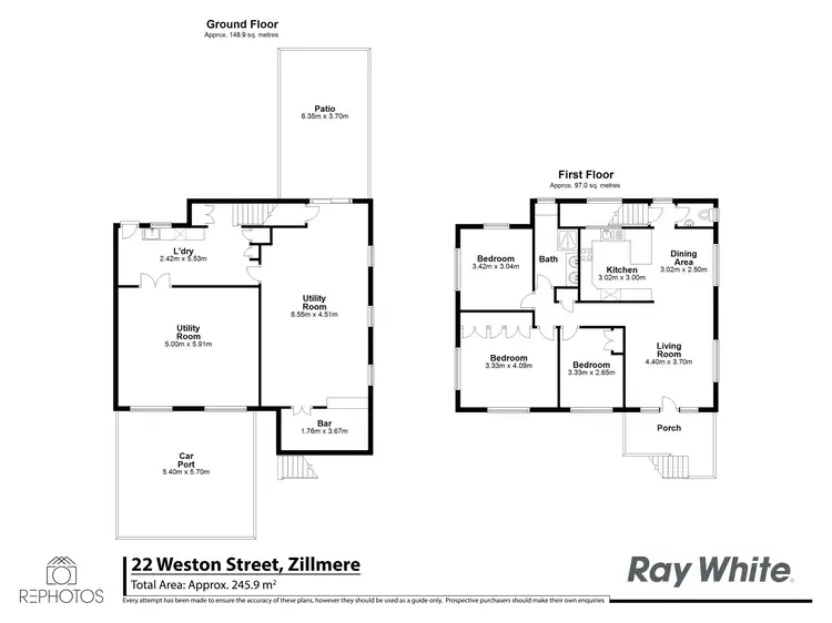 Floorplan of Homely house listing, 22 Weston Street, Zillmere QLD 4034