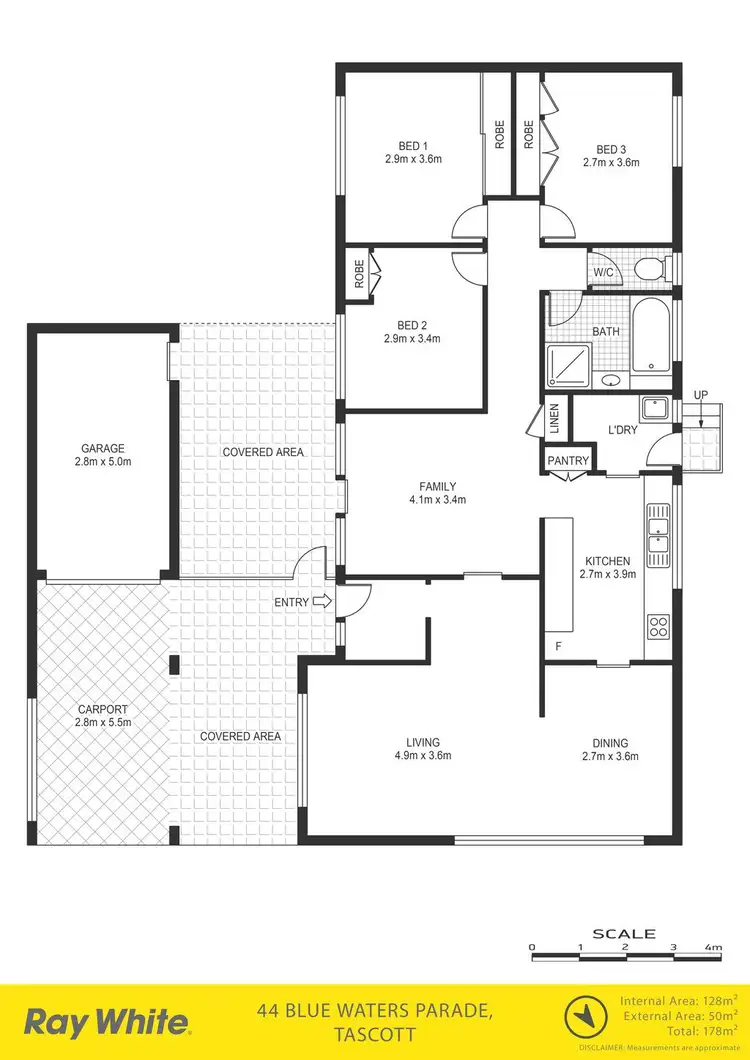 Floorplan of Homely house listing, 44 Blue Waters Parade, Tascott NSW 2250