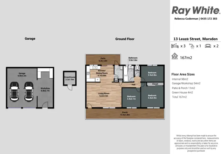 Floorplan of Homely house listing, 13 Leaza Street, Marsden QLD 4132