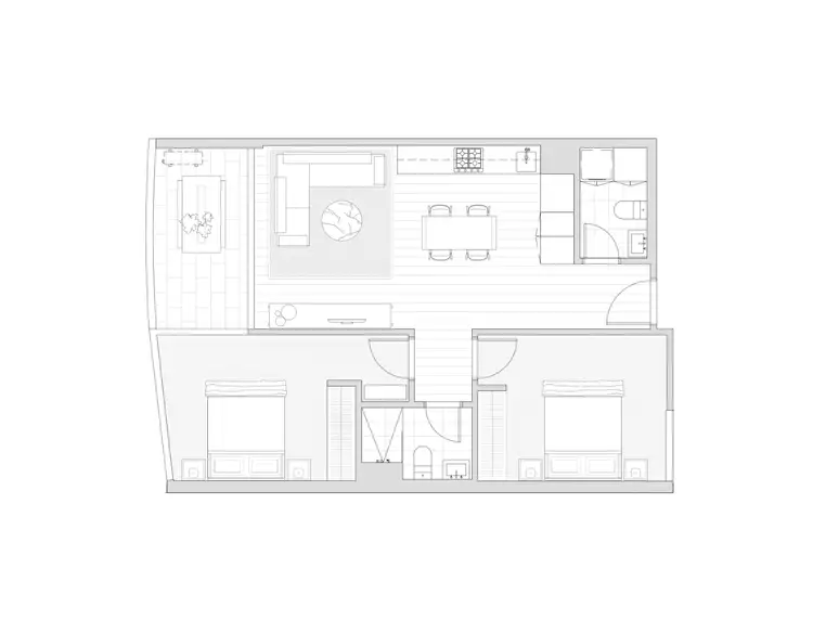 Floorplan of Homely apartment listing, 401/6 Station Street, Moorabbin VIC 3189