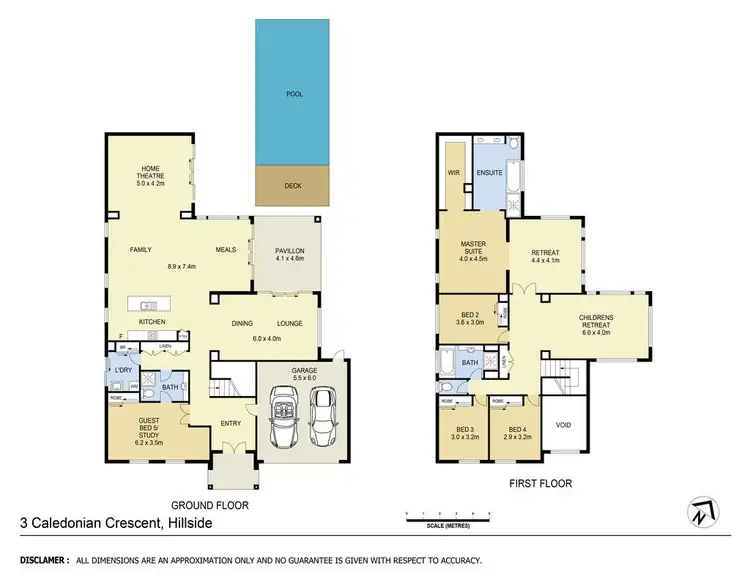 Floorplan of Homely house listing, 3 Caledonian Crescent, Hillside VIC 3037