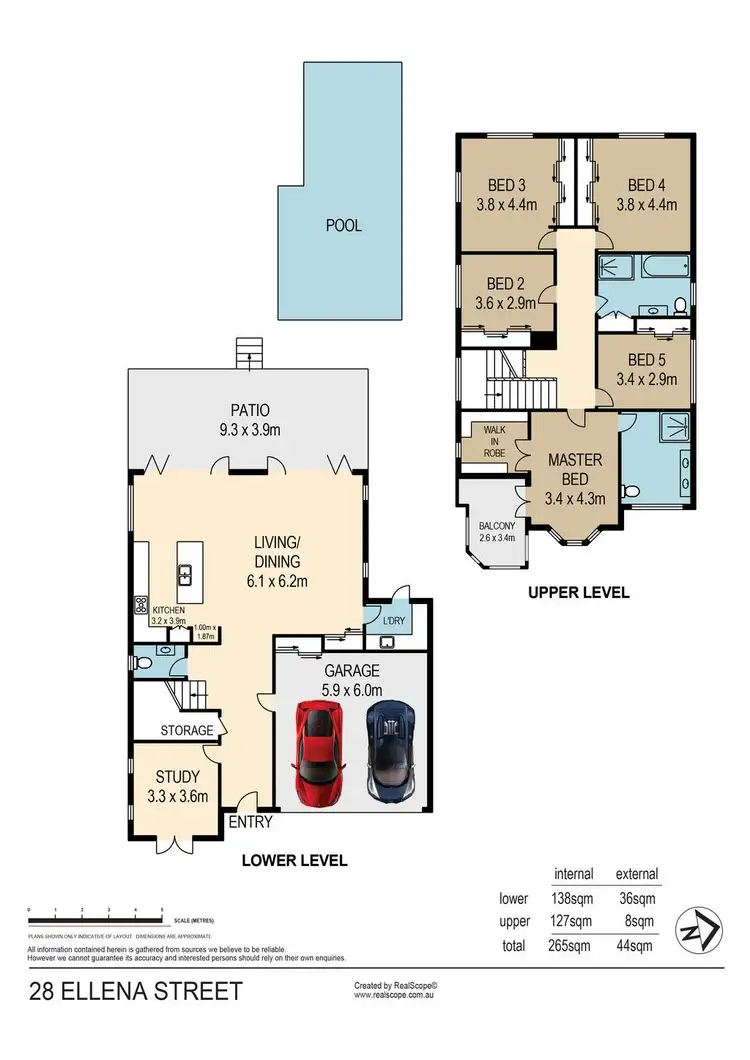 Floorplan of Homely house listing, 28 Ellena Street, Paddington QLD 4064