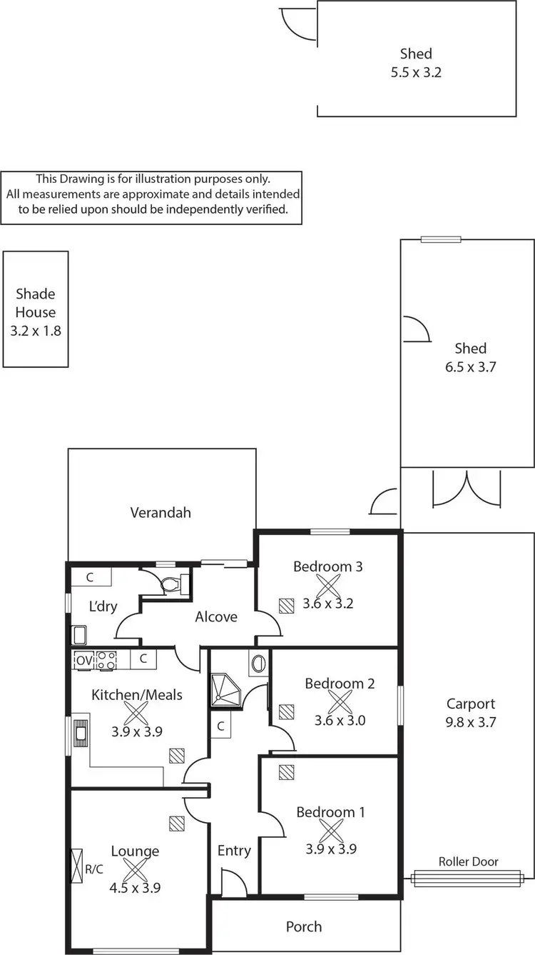 Floorplan of Homely house listing, 27 Clark Terrace, Seaton SA 5023