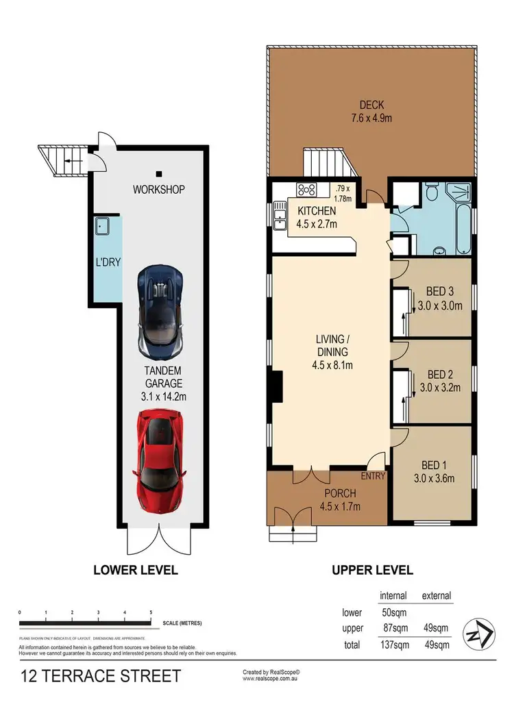 Floorplan of Homely house listing, 12 Terrace Street, Paddington QLD 4064