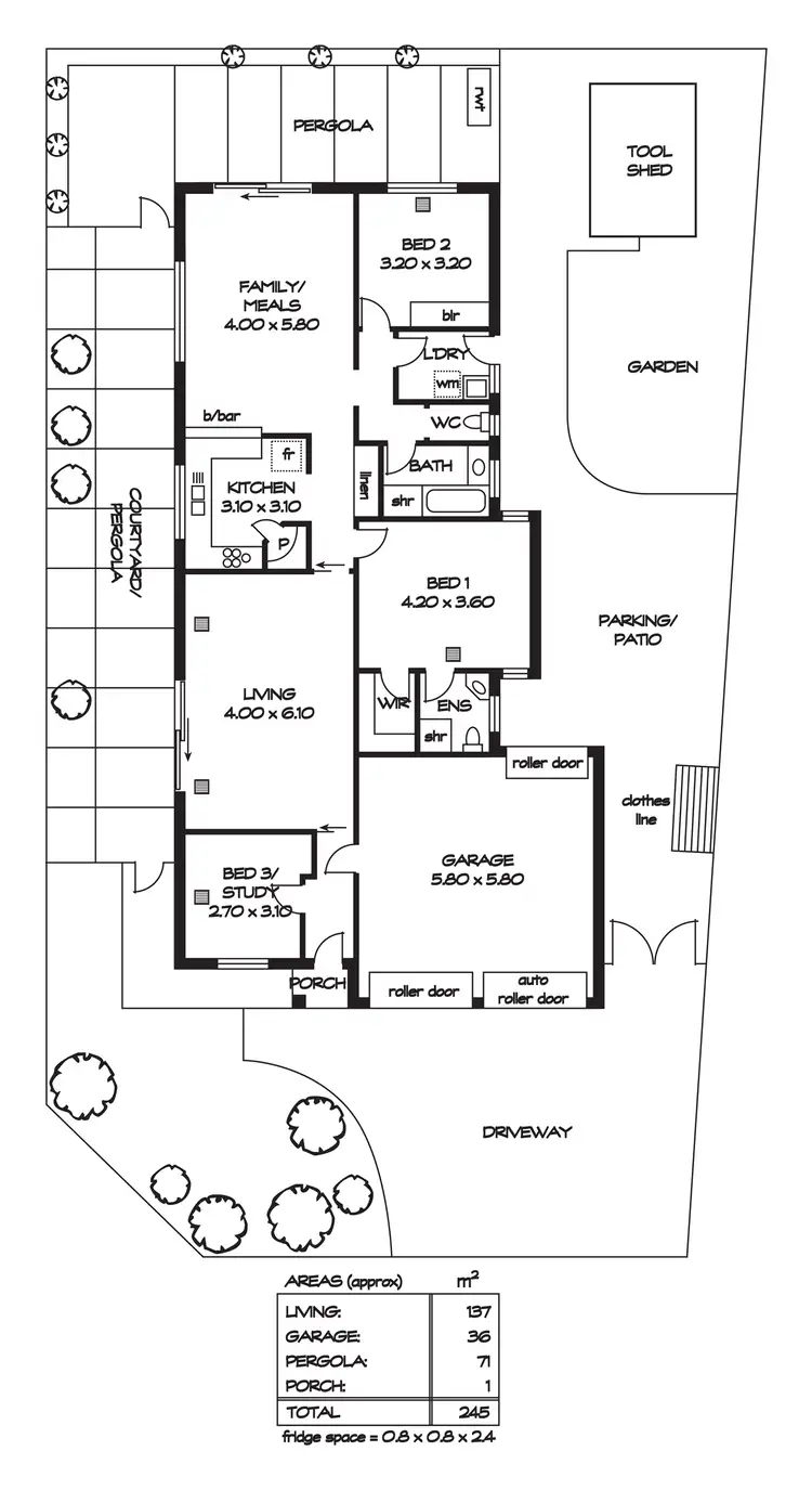 Floorplan of Homely house listing, 2 Tiffany Court, Ingle Farm SA 5098