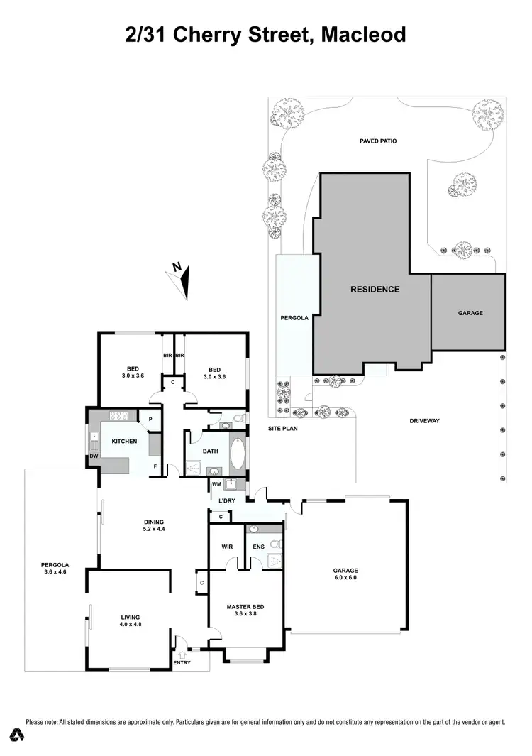 Floorplan of Homely unit listing, 2/31 Cherry Street, Macleod VIC 3085