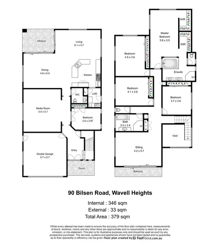 Floorplan of Homely house listing, 90 Bilsen Road, Wavell Heights QLD 4012