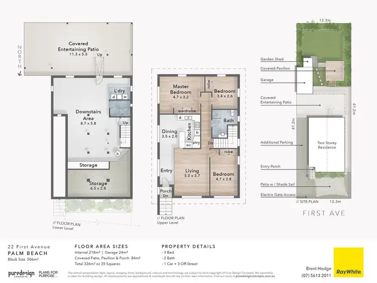 Floorplan of Homely house listing, 22 First Avenue, Palm Beach QLD 4221