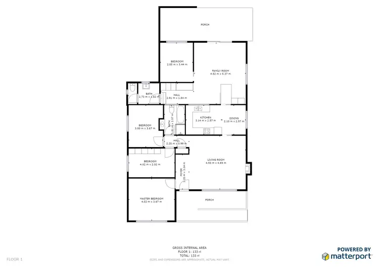 Floorplan of Homely house listing, 1 Comb Street, Swan Hill VIC 3585