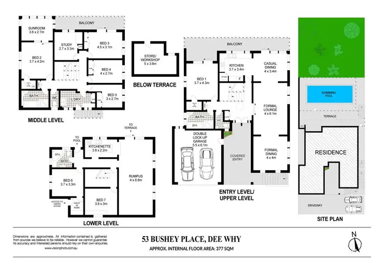 Floorplan of Homely house listing, 53 Bushey Place, Dee Why NSW 2099