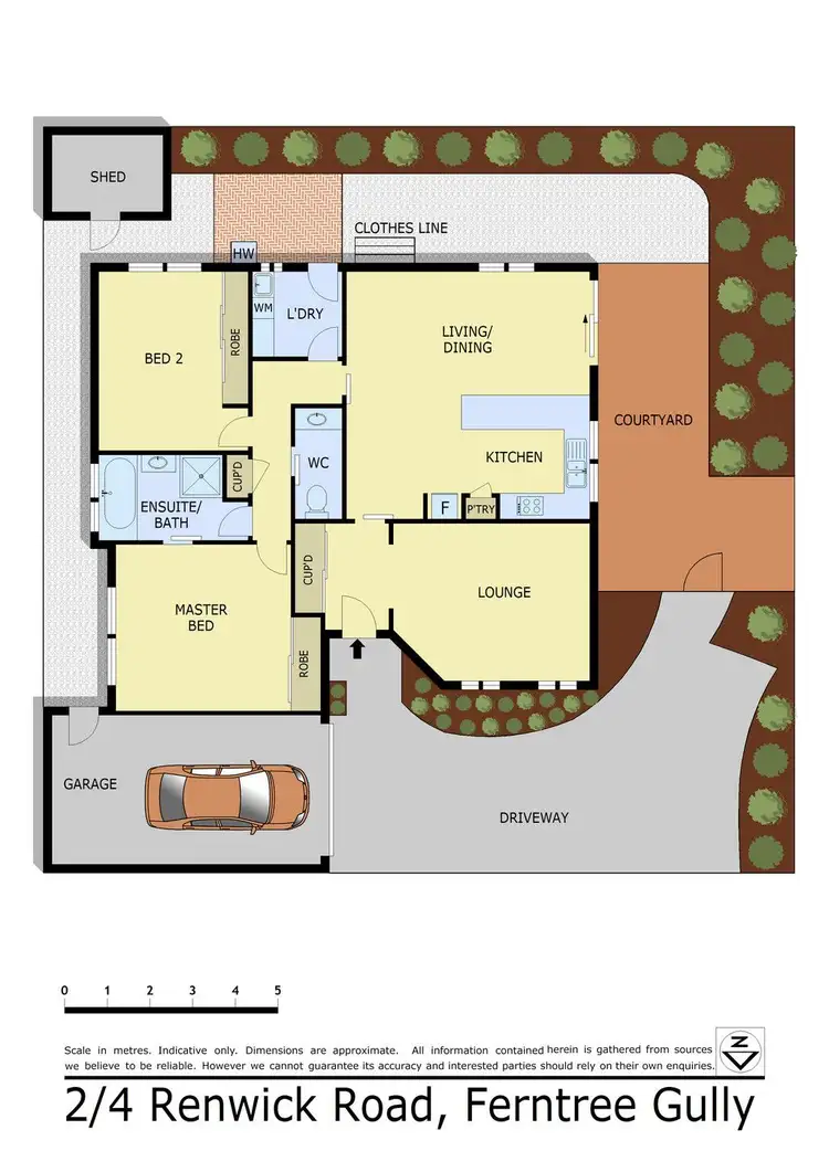 Floorplan of Homely unit listing, 2/4 Renwick Road, Ferntree Gully VIC 3156
