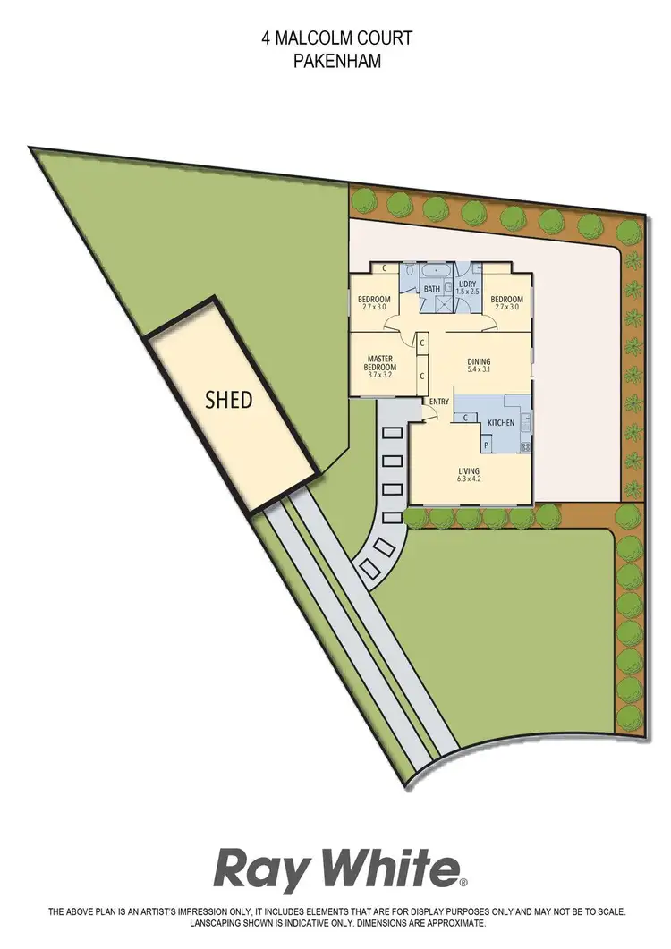 Floorplan of Homely house listing, 4 Malcolm Court, Pakenham VIC 3810