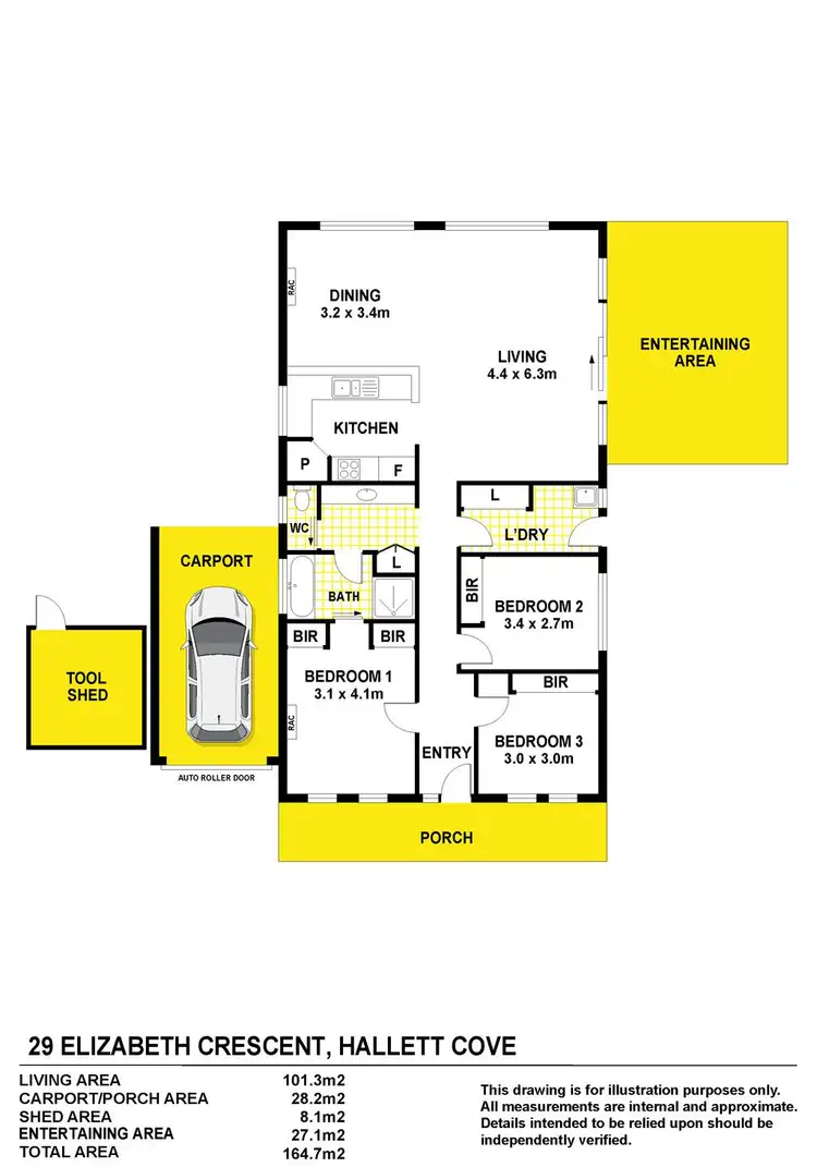 Floorplan of Homely house listing, 29 Elizabeth Crescent, Hallett Cove SA 5158