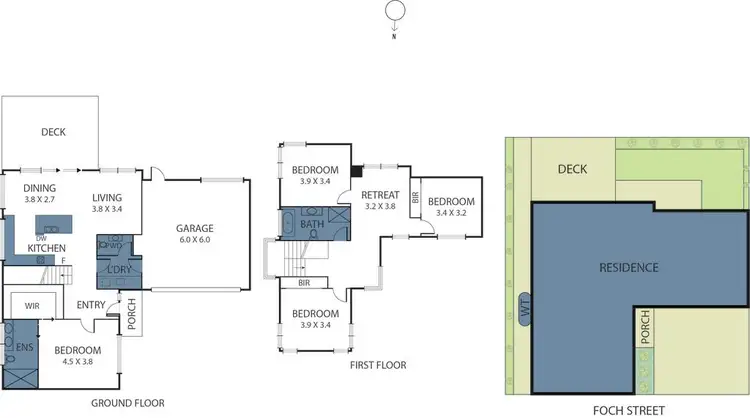 Floorplan of Homely house listing, 2/18 Foch Street, Box Hill South VIC 3128