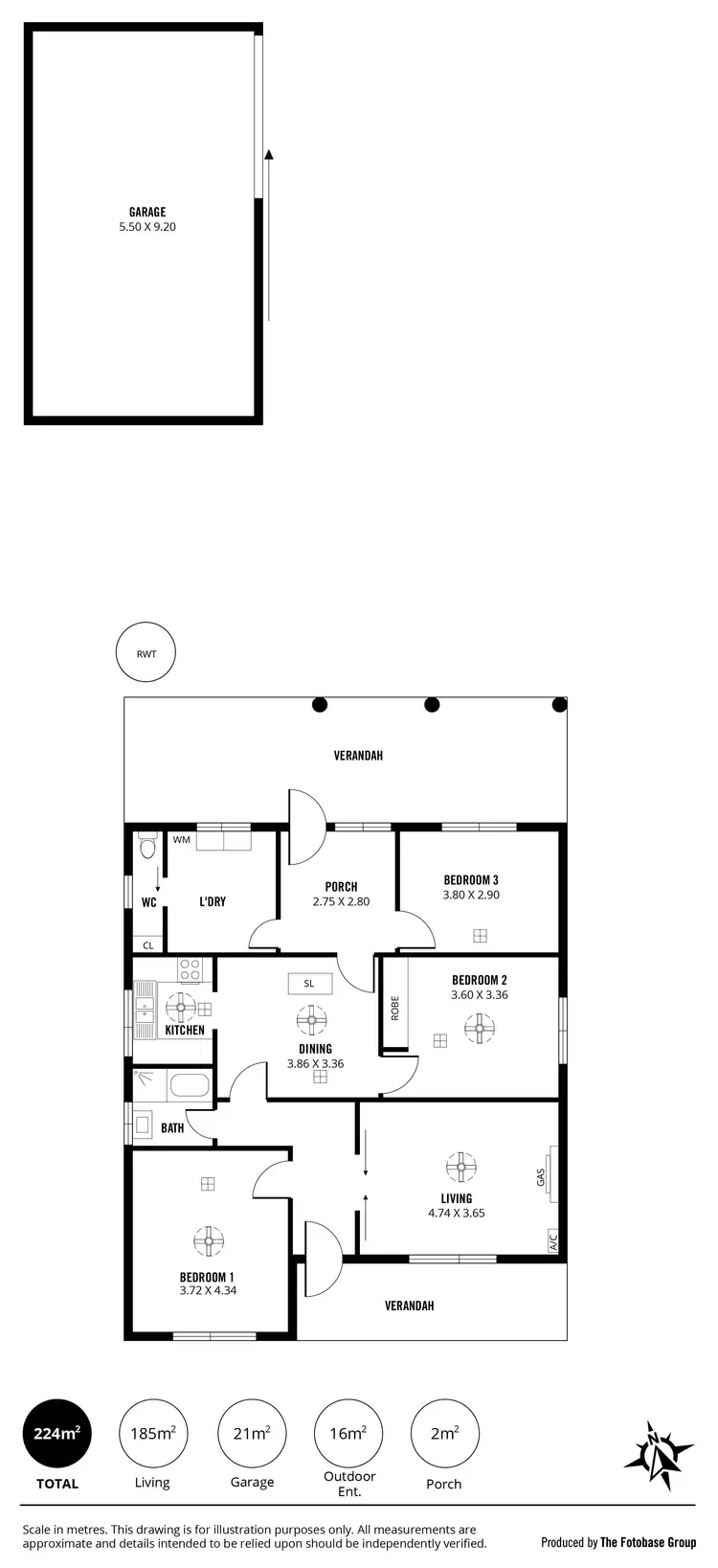Floorplan of Homely house listing, 107 Hart Street, Semaphore SA 5019