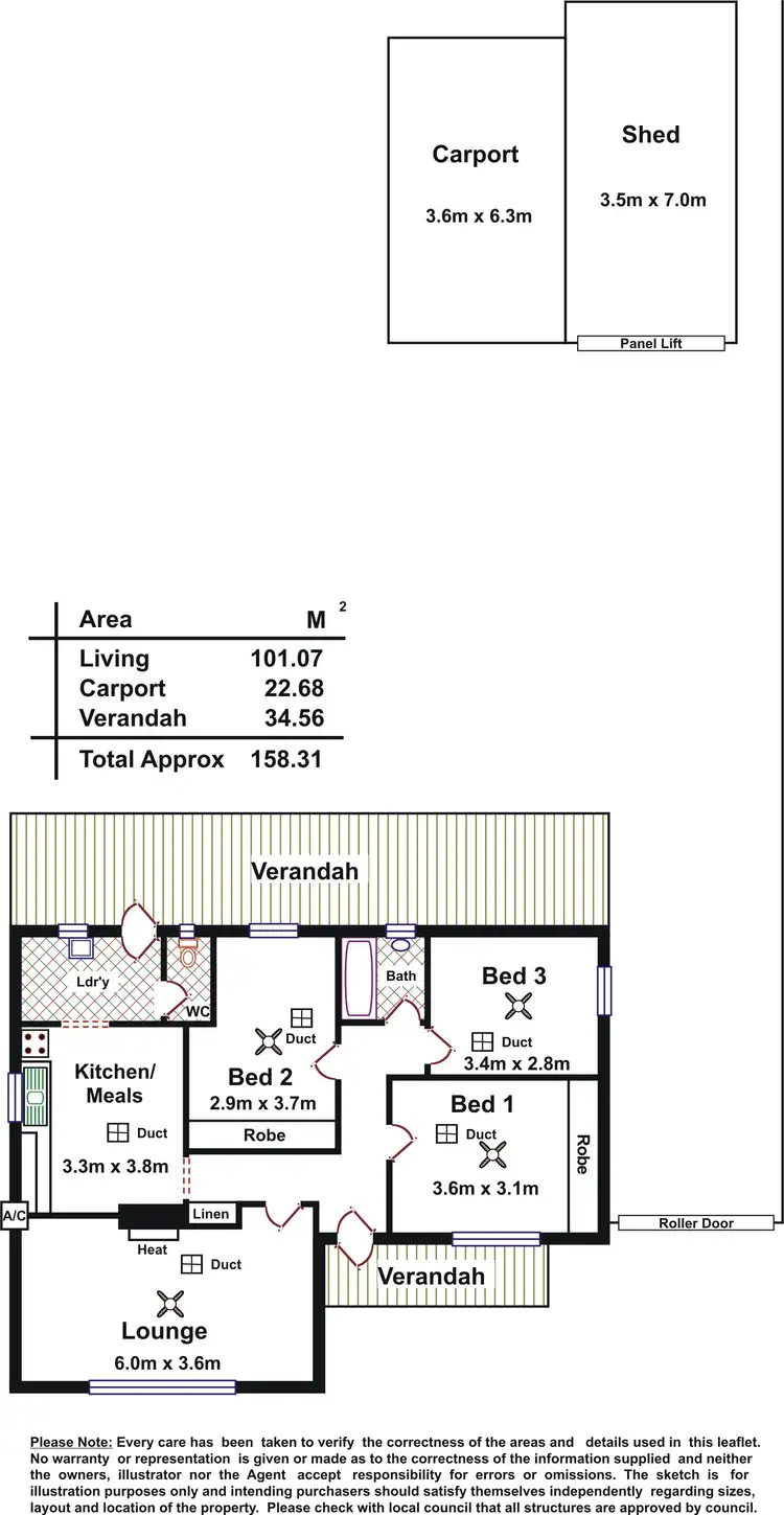 Floorplan of Homely house listing, 9 Sullivan Road, Elizabeth Park SA 5113