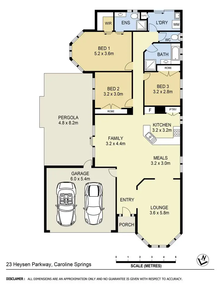 Floorplan of Homely house listing, 23 Heysen Parkway, Caroline Springs VIC 3023