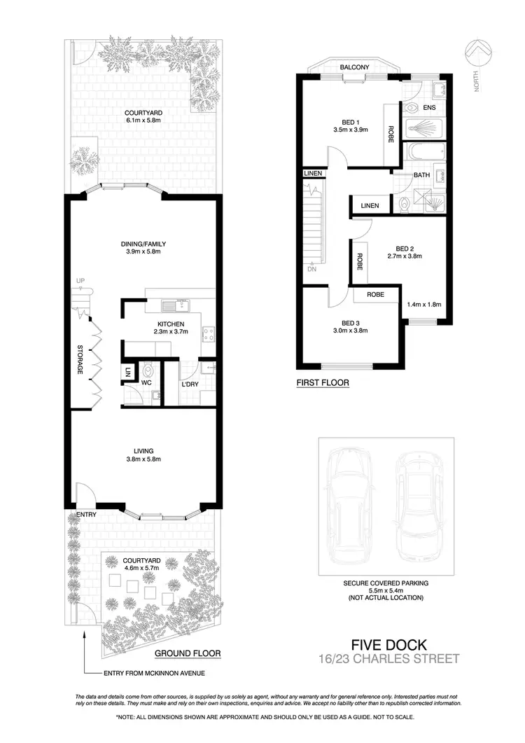 Floorplan of Homely townhouse listing, 16/23 Charles Street, Five Dock NSW 2046