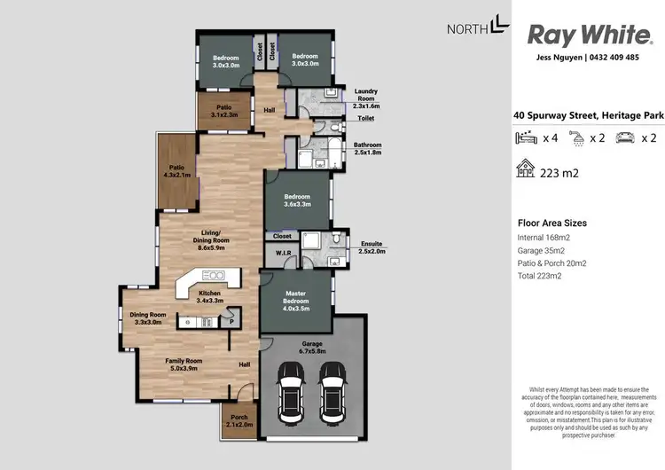 Floorplan of Homely house listing, 40 Spurway Street, Heritage Park QLD 4118