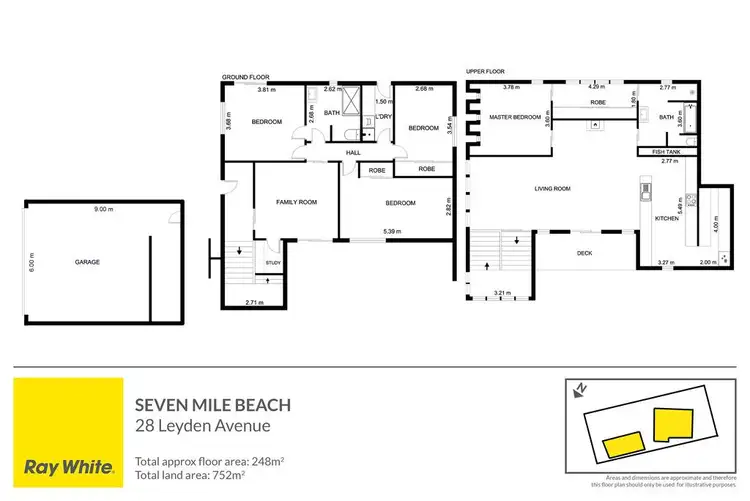 Floorplan of Homely house listing, 28 Leyden Avenue, Seven Mile Beach TAS 7170