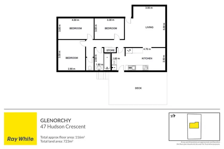 Floorplan of Homely house listing, 47 Hudson Crescent, Glenorchy TAS 7010