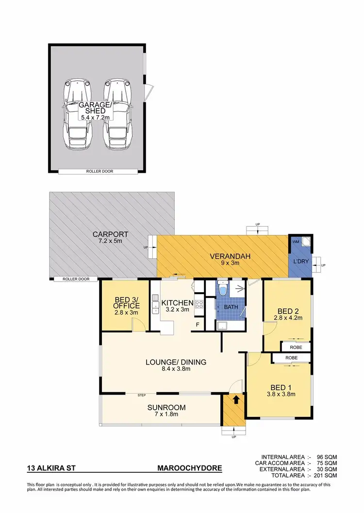 Floorplan of Homely house listing, 13 Alkira Street, Maroochydore QLD 4558