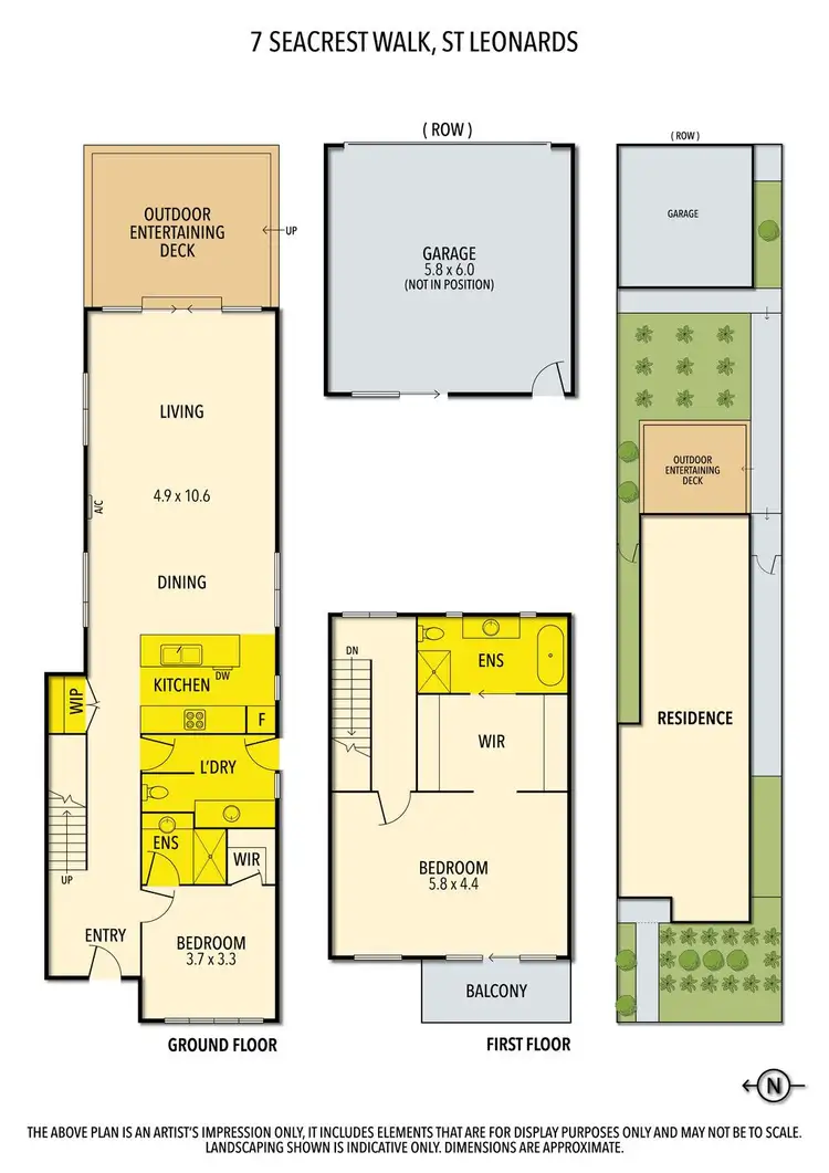 Floorplan of Homely house listing, 7 Seacrest Walk, St Leonards VIC 3223