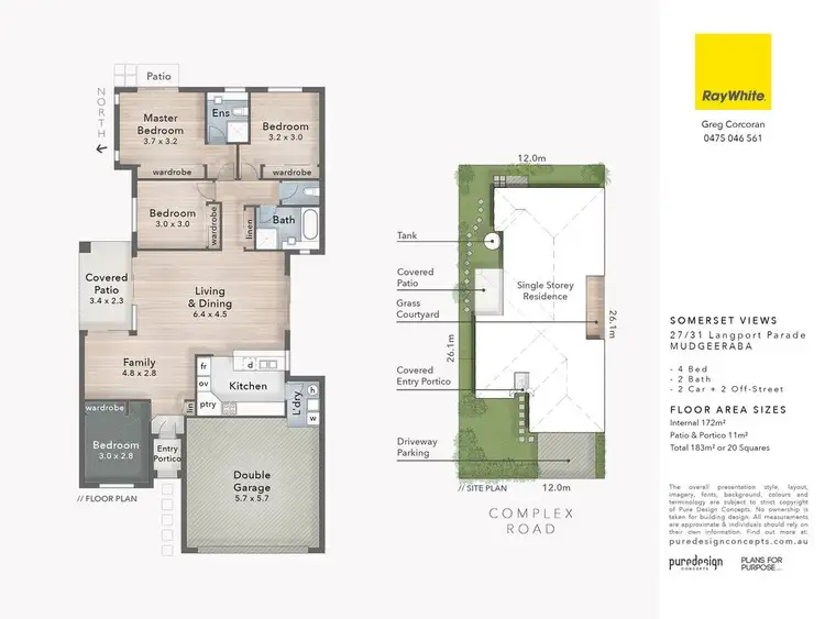 Floorplan of Homely villa listing, 27/31 Langport Parade, Mudgeeraba QLD 4213