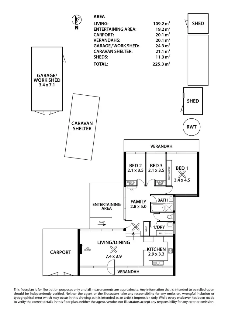 Floorplan of Homely house listing, 11A Monash Terrace, Murray Bridge SA 5253