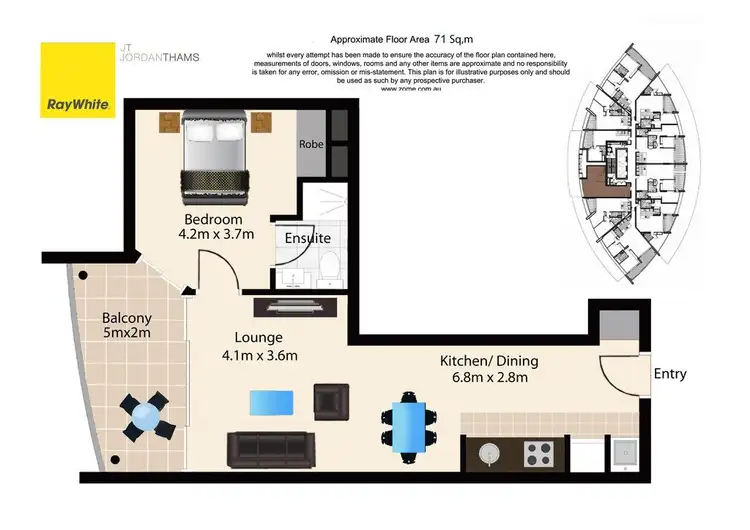 Floorplan of Homely apartment listing, 22 Surf Parade, Broadbeach QLD 4218